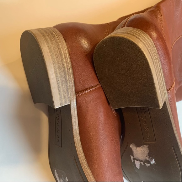 FRYE & CO Tania Leather Western Equestrian Tall Riding Boots Size 8 - Picture 4 of 7